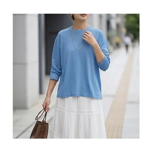 【スタイルデリ/STYLE DELI】のとろみ落ち感ニット編みカットトップス 人気、トレンドファッション・服の通販 founy(ファニー) 　ファッション　Fashion　レディースファッション　Fashion for Women　トップス・カットソー　Cut & Sew Tops　ニット　Knit Tops & Sweaters　インナー　Innerwear　カットソー　Cut and Sewn Top　シアー　Sheer, See-Through　シンプル　Simple, Minimal　ストレート　Straight, Straight Cut　スリット　Slit, Slit Detail　とろみ　Fluid, Flowy Fabric　定番　Standard, Basic Item　長袖　Long Sleeve, Full Sleeve　フォルム　Silhouette, Form　夏　Summer　旅行　Travel　 other-1|ID: prp329100004961987 ipo3291000000037226474