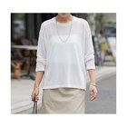 【スタイルデリ/STYLE DELI】のとろみ落ち感ニット編みカットトップス 人気、トレンドファッション・服の通販 founy(ファニー) ファッション Fashion レディースファッション Fashion for Women トップス・カットソー Cut & Sew Tops ニット Knit Tops & Sweaters インナー Innerwear カットソー Cut and Sewn Top シアー Sheer, See-Through シンプル Simple, Minimal ストレート Straight, Straight Cut スリット Slit, Slit Detail とろみ Fluid, Flowy Fabric 定番 Standard, Basic Item 長袖 Long Sleeve, Full Sleeve フォルム Silhouette, Form 夏 Summer 旅行 Travel thumbnail ホワイト|ID: prp329100004961987 ipo3291000000037226477