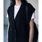 【スタイルデリ/STYLE DELI】の【BLK001】オーバーサイズニットジレ ブラック|ID: prp329100004961991 ipo3291000000037226498