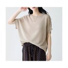 【エニー/ANY】のラミータッチオーバーニット 人気、トレンドファッション・服の通販 founy(ファニー) ファッション Fashion レディースファッション Fashion for Women トップス・カットソー Cut & Sew Tops ニット Knit Tops & Sweaters アクリル Acrylic Material サマー Summer, Summer Style フロント Front, Front Design リラックス Relax, Relaxed Fit おすすめ Recommended / Our Picks エレガント 上品 Elegant thumbnail サンドベージュ|ID: prp329100004961995 ipo3291000000037226540