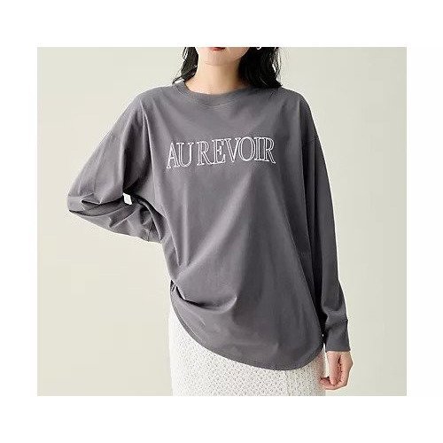 【エニー/ANY】の【Sサイズあり】アソートロゴルーズTシャツ インテリア・キッズ・メンズ・レディースファッション・服の通販 founy(ファニー) 　ファッション　Fashion　レディースファッション　Fashion for Women　トップス・カットソー　Cut & Sew Tops　シャツ・ブラウス・オフィスカジュアル　Elegant Blouses & Button-Ups　ロングTシャツ・Tシャツ　Longline T-Shirts & Tees　インナー　Innerwear　カーディガン　Cardigan, Knitwear　バランス　Balance, Style Balance　ルーズ　Loose, Oversized　ロング　Long, Long-Length　スレート|ID: prp329100004962003 ipo3291000000037226581