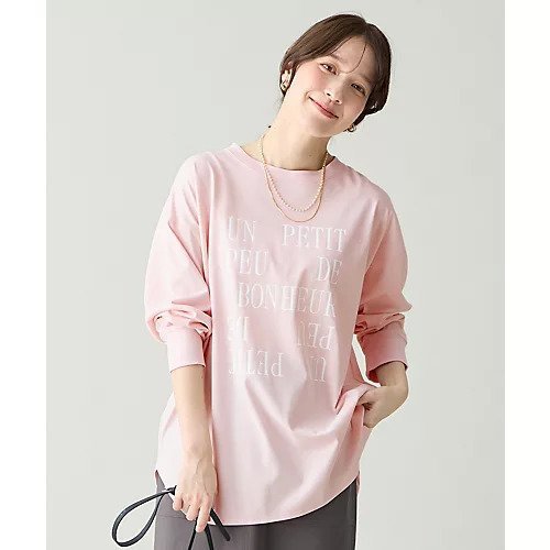 【エニー/ANY】の【Sサイズあり】アソートロゴルーズTシャツ インテリア・キッズ・メンズ・レディースファッション・服の通販 founy(ファニー) 　ファッション　Fashion　レディースファッション　Fashion for Women　トップス・カットソー　Cut & Sew Tops　シャツ・ブラウス・オフィスカジュアル　Elegant Blouses & Button-Ups　ロングTシャツ・Tシャツ　Longline T-Shirts & Tees　インナー　Innerwear　カーディガン　Cardigan, Knitwear　バランス　Balance, Style Balance　ルーズ　Loose, Oversized　ロング　Long, Long-Length　ピンク|ID: prp329100004962003 ipo3291000000037226584