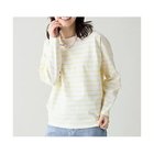 【エニー/ANY】のコクーンボーダープルオーバー 人気、トレンドファッション・服の通販 founy(ファニー) ファッション Fashion レディースファッション Fashion for Women トップス・カットソー Cut & Sew Tops カジュアルプルオーバー・ニットトップス Pullovers & Knit Tops / Casual Pullovers カラフル Colorful Design ストレート Straight, Straight Cut デニム Denim, Jeans Material ボーダー Border, Stripe ワイド Wide, Wide Fit 吸水 Absorbent, Quick-Dry 洗える Machine Washable thumbnail イエロー|ID: prp329100004962007 ipo3291000000037226609