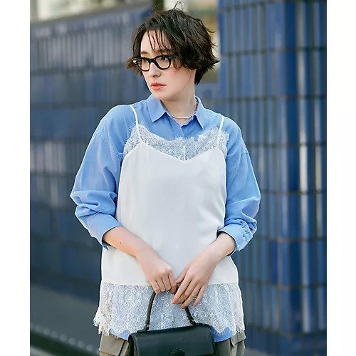 【エニー/ANY】のデシンレースキャミソール インテリア・キッズ・メンズ・レディースファッション・服の通販 founy(ファニー) 　ファッション　Fashion　レディースファッション　Fashion for Women　トップス・カットソー　Cut & Sew Tops　キャミソール&ノースリーブ　Camisoles & Sleeveless Tops　おすすめ　Recommended / Our Picks　インナー　Innerwear　キャミソール　Camisole, Spaghetti Strap Top　ジャケット　Jacket, Outerwear　レース　Lace, Lace Fabric　エレガント 上品　Elegant　洗える　Machine Washable　オフ|ID: prp329100004962008 ipo3291000000037226616