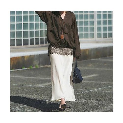 【エニー/ANY】のデシンレースキャミソール 人気、トレンドファッション・服の通販 founy(ファニー) 　ファッション　Fashion　レディースファッション　Fashion for Women　トップス・カットソー　Cut & Sew Tops　キャミソール&ノースリーブ　Camisoles & Sleeveless Tops　おすすめ　Recommended / Our Picks　インナー　Innerwear　キャミソール　Camisole, Spaghetti Strap Top　ジャケット　Jacket, Outerwear　レース　Lace, Lace Fabric　エレガント 上品　Elegant　洗える　Machine Washable　other-3|ID: prp329100004962008 ipo3291000000037226621