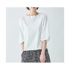 【エニー/ANY】の【WEB限定】シルケットスムースツイストスリーブカットソー 人気、トレンドファッション・服の通販 founy(ファニー) ファッション Fashion レディースファッション Fashion for Women トップス・カットソー Cut & Sew Tops カットソー・ベーシックTシャツ Cut-and-Sewn Tops / Stretch Tees & Basics おすすめ Recommended / Our Picks インナー Innerwear カットソー Cut and Sewn Top サロペット Overalls, Salopette シルケット Silket, Silky Cotton スリーブ Sleeve, Long Sleeve / Short Sleeve ツイスト Tweed, Tweed Fabric デニム Denim, Jeans Material フェミニン Feminine, Girly thumbnail オフホワイト|ID: prp329100004962010 ipo3291000000037226630