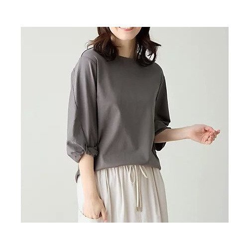 【エニー/ANY】の【WEB限定】シルケットスムースツイストスリーブカットソー インテリア・キッズ・メンズ・レディースファッション・服の通販 founy(ファニー) 　ファッション　Fashion　レディースファッション　Fashion for Women　トップス・カットソー　Cut & Sew Tops　カットソー・ベーシックTシャツ　Cut-and-Sewn Tops / Stretch Tees & Basics　おすすめ　Recommended / Our Picks　インナー　Innerwear　カットソー　Cut and Sewn Top　サロペット　Overalls, Salopette　シルケット　Silket, Silky Cotton　スリーブ　Sleeve, Long Sleeve / Short Sleeve　ツイスト　Tweed, Tweed Fabric　デニム　Denim, Jeans Material　フェミニン　Feminine, Girly　スレート|ID: prp329100004962010 ipo3291000000037226632