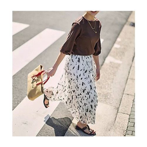 【エニー/ANY】の【WEB限定】シルケットスムースツイストスリーブカットソー 人気、トレンドファッション・服の通販 founy(ファニー) 　ファッション　Fashion　レディースファッション　Fashion for Women　トップス・カットソー　Cut & Sew Tops　カットソー・ベーシックTシャツ　Cut-and-Sewn Tops / Stretch Tees & Basics　おすすめ　Recommended / Our Picks　インナー　Innerwear　カットソー　Cut and Sewn Top　サロペット　Overalls, Salopette　シルケット　Silket, Silky Cotton　スリーブ　Sleeve, Long Sleeve / Short Sleeve　ツイスト　Tweed, Tweed Fabric　デニム　Denim, Jeans Material　フェミニン　Feminine, Girly　other-3|ID: prp329100004962010 ipo3291000000037226634