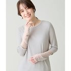 【エニー/ANY】の袖ドットチュールコンビインナー 人気、トレンドファッション・服の通販 founy(ファニー) ファッション Fashion レディースファッション Fashion for Women トップス・カットソー Cut & Sew Tops カーディガン Cardigan, Knitwear シアー Sheer, See-Through シャーリング Shirring, Ruched ストレッチ Stretch, Stretchy Fabric チュール Tulip, Tulip Motif thumbnail ライトグレー|ID: prp329100004962012 ipo3291000000037226653
