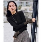 【エニー/ANY】の【新色追加】シアーコンビタートル 人気、トレンドファッション・服の通販 founy(ファニー) ファッション Fashion レディースファッション Fashion for Women インナー Innerwear シアー Sheer, See-Through シャーリング Shirring, Ruched ストレッチ Stretch, Stretchy Fabric チュール Tulip, Tulip Motif ベーシック Basic, Essential おすすめ Recommended / Our Picks thumbnail ブラックレース|ID: prp329100004962015 ipo3291000000037226668