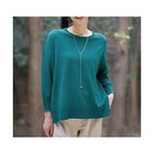 【エニー/ANY】のゆるチュニックニット 人気、トレンドファッション・服の通販 founy(ファニー) ファッション Fashion レディースファッション Fashion for Women トップス・カットソー Cut & Sew Tops ニット Knit Tops & Sweaters チュニック Tunic, Long Top デニム Denim, Jeans Material 夏 Summer thumbnail グリーン|ID: prp329100004962041 ipo3291000000037226794