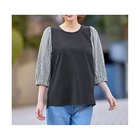 【エニー/ANY】の布帛コンビプルオーバー 人気、トレンドファッション・服の通販 founy(ファニー) ファッション Fashion レディースファッション Fashion for Women トップス・カットソー Cut & Sew Tops カジュアルプルオーバー・ニットトップス Pullovers & Knit Tops / Casual Pullovers インナー Innerwear キャミワンピース Cami Dress, Slip Dress コンビ Combo, Combination Style ストレッチ Stretch, Stretchy Fabric スリーブ Sleeve, Long Sleeve / Short Sleeve デニム Denim, Jeans Material ドッキング Docking, Mixed Material フェミニン Feminine, Girly thumbnail ブラックギンガム|ID: prp329100004962050 ipo3291000000037226824