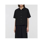 【ミズイロ インド/mizuiro ind】のhalf slv shirt 人気、トレンドファッション・服の通販 founy(ファニー) ファッション Fashion レディースファッション Fashion for Women トップス・カットソー Cut & Sew Tops シャツ・ブラウス・オフィスカジュアル Elegant Blouses & Button-Ups シンプル Simple, Minimal ストレッチ Stretch, Stretchy Fabric セットアップ Set-Up, Coordinated Outfit ドレープ Drape, Draping Fabric バランス Balance, Style Balance ボトム Bottoms, Lower Wear レギュラー Regular, Standard Fit 吸水 Absorbent, Quick-Dry 夏 Summer thumbnail ブラック|ID: prp329100004962079 ipo3291000000037226957