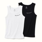 【サードマガジン/THIRD MAGAZINE】の【HPS別注】THIRD MAGAZINE FRUIT OF THE LOOM ロゴ刺繍パックタンクトップ(2枚組) 人気、トレンドファッション・服の通販 founy(ファニー) ファッション Fashion レディースファッション Fashion for Women アンダー Underwear Essentials インナー Innerwear 洗える Machine Washable シンプル Simple, Minimal ストレッチ Stretch, Stretchy Fabric タンク Tank Top, Sleeveless Top 人気 Popular, Best Seller 別注 Limited Edition, Custom Order エレガント 上品 Elegant thumbnail ホワイト×ブラック|ID: prp329100004962082 ipo3291000000037226977