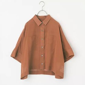 【マイカ ディール/MICA & DEAL】の【LEEマルシェ20th別注】【洗える】シアー半袖シャツ 人気、トレンドファッション・服の通販 founy(ファニー) ファッション Fashion レディースファッション Fashion for Women トップス・カットソー Cut & Sew Tops シャツ・ブラウス・オフィスカジュアル Elegant Blouses & Button-Ups なめらか Smooth, Silky Texture シアー Sheer, See-Through ショート Short, Short Length フィット Fit, Slim Fit ボックス Boxy, Box Shape エレガント 上品 Elegant 別注 Limited Edition, Custom Order 半袖 Short Sleeve, Half Sleeve 夏 Summer 洗える Machine Washable |ID:prp329100004962083