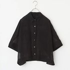 【マイカ ディール/MICA & DEAL】の【LEEマルシェ20th別注】【洗える】シアー半袖シャツ 人気、トレンドファッション・服の通販 founy(ファニー) ファッション Fashion レディースファッション Fashion for Women トップス・カットソー Cut & Sew Tops シャツ・ブラウス・オフィスカジュアル Elegant Blouses & Button-Ups なめらか Smooth, Silky Texture シアー Sheer, See-Through ショート Short, Short Length フィット Fit, Slim Fit ボックス Boxy, Box Shape エレガント 上品 Elegant 別注 Limited Edition, Custom Order 半袖 Short Sleeve, Half Sleeve 夏 Summer 洗える Machine Washable thumbnail ブラック|ID: prp329100004962083 ipo3291000000037226983