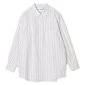 【ヤエカ/YAECA】のButton Shirt‐Wide 人気、トレンドファッション・服の通販 founy(ファニー) ファッション Fashion レディースファッション Fashion for Women トップス・カットソー Cut & Sew Tops シャツ・ブラウス・オフィスカジュアル Elegant Blouses & Button-Ups ストライプ Stripe, Striped Pattern ビッグ Big, Oversized ワイド Wide, Wide Fit 定番 Standard, Basic Item 洗える Machine Washable |ID:prp329100004962090