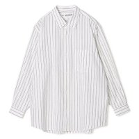 【ヤエカ/YAECA】のButton Shirt‐Wide 人気、トレンドファッション・服の通販 founy(ファニー) ファッション Fashion レディースファッション Fashion for Women トップス・カットソー Cut & Sew Tops シャツ・ブラウス・オフィスカジュアル Elegant Blouses & Button-Ups ストライプ Stripe, Striped Pattern ビッグ Big, Oversized ワイド Wide, Wide Fit 定番 Standard, Basic Item 洗える Machine Washable |ID:prp329100004962090
