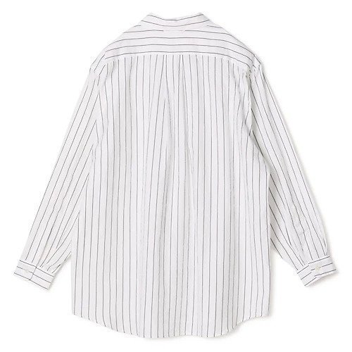 【ヤエカ/YAECA】のButton Shirt‐Wide 人気、トレンドファッション・服の通販 founy(ファニー) 　ファッション　Fashion　レディースファッション　Fashion for Women　トップス・カットソー　Cut & Sew Tops　シャツ・ブラウス・オフィスカジュアル　Elegant Blouses & Button-Ups　ストライプ　Stripe, Striped Pattern　ビッグ　Big, Oversized　ワイド　Wide, Wide Fit　定番　Standard, Basic Item　洗える　Machine Washable　other-2|ID: prp329100004962090 ipo3291000000037227029