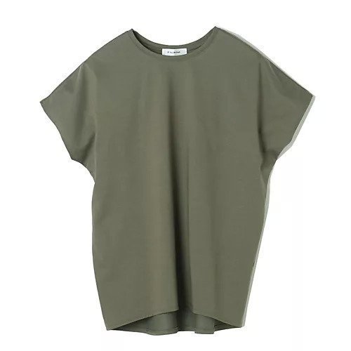 【イーバイエクラ/E by eclat】の後ろラグランフレンチスリーブT インテリア・キッズ・メンズ・レディースファッション・服の通販 founy(ファニー) 　ファッション　Fashion　レディースファッション　Fashion for Women　スリーブ　Sleeve, Long Sleeve / Short Sleeve　フォルム　Silhouette, Form　フレンチ　French, French Style　エレガント 上品　Elegant　洗える　Machine Washable　カーキグレー|ID: prp329100004962095 ipo3291000000037227049