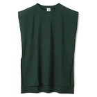 【オーシバル/ORCIVAL】のSLEEVELESS SHORT P.O. 人気、トレンドファッション・服の通販 founy(ファニー) ファッション Fashion レディースファッション Fashion for Women トップス・カットソー Cut & Sew Tops スリット Slit, Slit Detail ノースリーブ Sleeveless, No-Sleeve ボックス Boxy, Box Shape 定番 Standard, Basic Item 洗える Machine Washable thumbnail GREEN|ID: prp329100004962099 ipo3291000000037227077