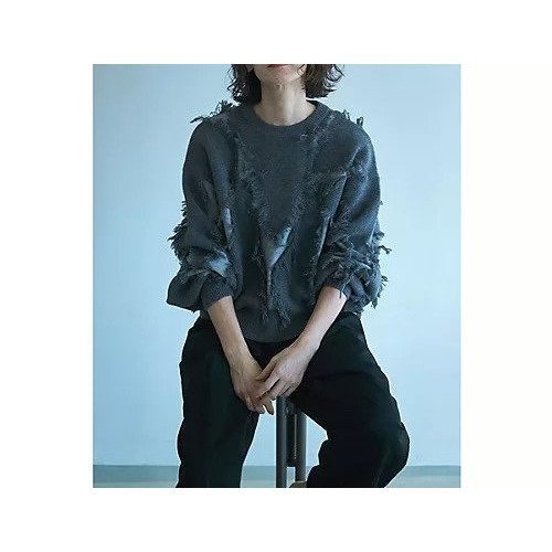 【マージュール/marjour】のFRINGE LINE KNIT TOP インテリア・キッズ・メンズ・レディースファッション・服の通販 founy(ファウニー) https://founy.com/ ファッション Fashion レディースファッション Fashion for Women トップス・カットソー Cut & Sew Tops ニット Knit Tops & Sweaters シンプル Simple, Minimal ストレッチ Stretch, Stretchy Fabric フリンジ Fringe, Tassel ベーシック Basic, Essential ボトム Bottoms, Lower Wear ポケット Pocket, Pocket Detail |ID: prp329100004963474 ipo3291000000037241801