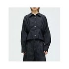 【ミズイロ インド/mizuiro ind】のコクーンショートシャツ ネイビー|ID: prp329100004963476 ipo3291000000037241835