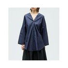 【ミズイロ インド/mizuiro ind】のVネックデニムシャツ インディゴ|ID: prp329100004963477 ipo3291000000037241850