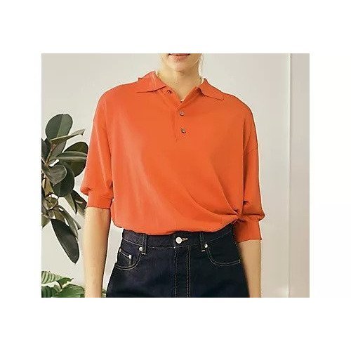 【オブラダ/Oblada】のSUMMER HENRY POLO KNIT インテリア・キッズ・メンズ・レディースファッション・服の通販 founy(ファウニー) https://founy.com/ ファッション Fashion レディースファッション Fashion for Women トップス・カットソー Cut & Sew Tops ニット Knit Tops & Sweaters シアー Sheer, See-Through 半袖 Short Sleeve, Half Sleeve 夏 Summer 秋 Autumn |ID: prp329100004963478 ipo3291000000037241860
