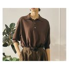 【オブラダ/Oblada】のSUMMER HENRY POLO KNIT BROWN|ID: prp329100004963478 ipo3291000000037241863