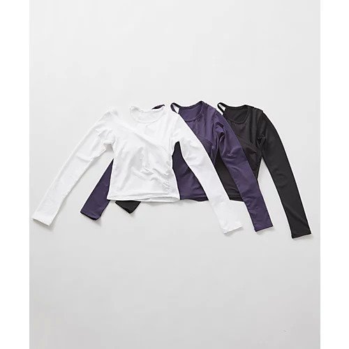 【ジュリエ/Julier】のエコシーベア天ロングスリーブプルオーバー/パット付き 大人の最旬トレンドファッション＆コーディネート founy(ファウニー) 　ファッション　Fashion　レディースファッション　Fashion for Women　トップス・カットソー　Cut & Sew Tops　カジュアルプルオーバー・ニットトップス　Pullovers & Knit Tops / Casual Pullovers　カシュクール　Wrap Design　コレクション　Collection, Seasonal Line　コンパクト　Compact, Small Size　ストレッチ　Stretch, Stretchy Fabric　長袖　Long Sleeve, Full Sleeve　フィット　Fit, Slim Fit　無地　Plain, Solid Color　ヨガ　Yoga, Yoga Wear　ランニング　Running, Running Wear, Activewear, Jogging　リラックス　Relax, Relaxed Fit　ワーク　Workwear, Utility Style　other-2|ID: prp329100004963488 ipo3291000000037242001