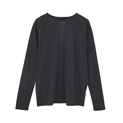 【ジュリエ/Julier】のライトプライム バッククロスプルオーバー/エコ・UVカット・吸汗速乾・ホットヨガ対応・ラッシュガード インテリア・キッズ・メンズ・レディースファッション・服の通販 founy(ファウニー) 　ファッション　Fashion　レディースファッション　Fashion for Women　トップス・カットソー　Cut & Sew Tops　カジュアルプルオーバー・ニットトップス　Pullovers & Knit Tops / Casual Pullovers　バッグ　Bags　コレクション　Collection, Seasonal Line　ショルダー　Shoulder, Shoulder Strap　シンプル　Simple, Minimal　ドレープ　Drape, Draping Fabric　ドロップ　Drop Shoulder, Dropped Style　人気　Popular, Best Seller　長袖　Long Sleeve, Full Sleeve　無地　Plain, Solid Color　ヨガ　Yoga, Yoga Wear　ラベンダー　Lavender　ランニング　Running, Running Wear, Activewear, Jogging　リラックス　Relax, Relaxed Fit　ワーク　Workwear, Utility Style　エレガント 上品　Elegant　チャコール|ID: prp329100004963492 ipo3291000000037242051