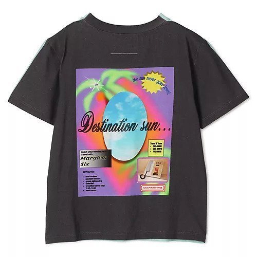 【エムエム6 メゾン マルタン マルジェラ/MM6 Maison Martin Margiela】のT-SHIRT 大人の最旬トレンドファッション＆コーディネート founy(ファウニー) 　ファッション　Fashion　レディースファッション　Fashion for Women　トップス・カットソー　Cut & Sew Tops　シャツ・ブラウス・オフィスカジュアル　Elegant Blouses & Button-Ups　ロングTシャツ・Tシャツ　Longline T-Shirts & Tees　グラフィック　Graphic, Graphic Design　バランス　Balance, Style Balance　ビジュー　Bijou, Jewel-like Accent　ヴィンテージ　Vintage Style　今季　This Season, Current Season　洗える　Machine Washable　other-2|ID: prp329100004963495 ipo3291000000037242074