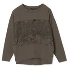 【パドカレ/pas de calais】の25AWミシン&ハンド刺繍 カーキ|ID: prp329100004963511 ipo3291000000037242243