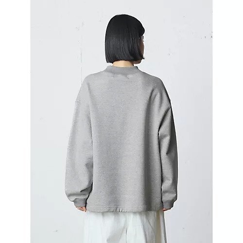 【ミディウミ/MidiUmi】のワークスウェットプルオーバー 大人の最旬トレンドファッション＆コーディネート founy(ファウニー) 　ファッション　Fashion　レディースファッション　Fashion for Women　トップス・カットソー　Cut & Sew Tops　レディースパーカー・カジュアルフーディー　Casual Hoodies & Sweatshirts　カジュアルプルオーバー・ニットトップス　Pullovers & Knit Tops / Casual Pullovers　スウェット・クルーネックトップス　Sweatshirts & Crewnecks / Relaxed Fit Sweat Tops　インナー　Innerwear　ジャケット　Jacket, Outerwear　デニム　Denim, Jeans Material　ハイネック　High Neck, Mock Neck　ポケット　Pocket, Pocket Detail　other-3|ID: prp329100004963544 ipo3291000000037242441