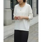 【スタイルデリ/STYLE DELI】のサラッと綿混Uネックニットトップス ホワイト|ID: prp329100004963572 ipo3291000000037242645