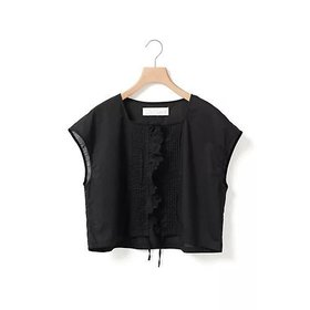 【ミディウミ/MidiUmi】のピンタックレースベスト 大人の最旬トレンドファッション＆コーディネート founy(ファウニー) ファッション Fashion レディースファッション Fashion for Women アウター Coat / Outerwear Collection トップス・カットソー Cut & Sew Tops ベスト&ジレ / 重ね着スタイル Vests & Gilets インナー Innerwear ノースリーブ Sleeveless, No-Sleeve ベスト Vest, Waistcoat ボーダー Border, Stripe レース Lace, Lace Fabric |ID:prp329100004963598