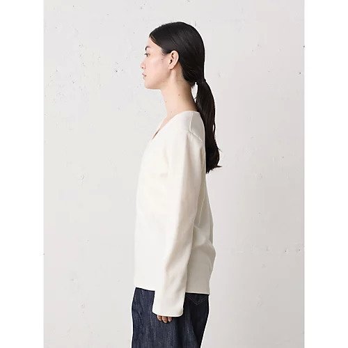 【ミディウミ/MidiUmi】のヘンリーネックプルオーバー 大人の最旬トレンドファッション＆コーディネート founy(ファウニー) 　ファッション　Fashion　レディースファッション　Fashion for Women　トップス・カットソー　Cut & Sew Tops　カジュアルプルオーバー・ニットトップス　Pullovers & Knit Tops / Casual Pullovers　カットソー　Cut and Sewn Top　シンプル　Simple, Minimal　other-3|ID: prp329100004963620 ipo3291000000037243041