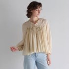 【マルティニーク/martinique】のプリーツブラウス アイボリー|ID: prp329100004963636 ipo3291000000037243158