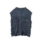 【ミズイロ インド/mizuiro ind】のワッシャーノースリーブシャツ ネイビー|ID: prp329100004963667 ipo3291000000037243437