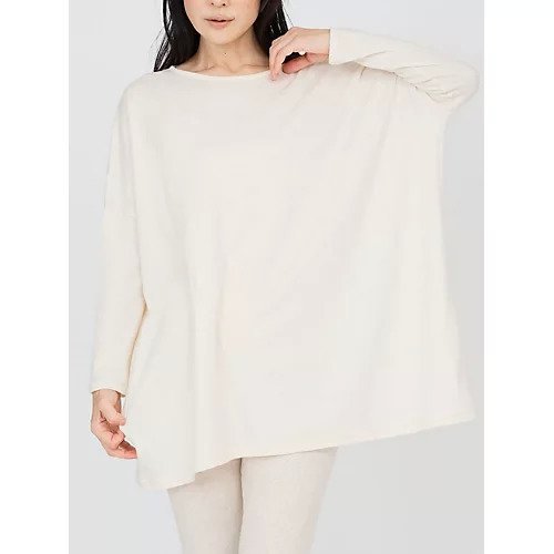 【ナナデコール/nanadecor】のファインニットワイドトップス インテリア・キッズ・メンズ・レディースファッション・服の通販 founy(ファニー) 　ファッション　Fashion　レディースファッション　Fashion for Women　トップス・カットソー　Cut & Sew Tops　ニット　Knit Tops & Sweaters　セットアップ　Set-Up, Coordinated Outfit　デニム　Denim, Jeans Material　定番　Standard, Basic Item　なめらか　Smooth, Silky Texture　ヨガ　Yoga, Yoga Wear　リラックス　Relax, Relaxed Fit　ワイド　Wide, Wide Fit　ナチュラル|ID: prp329100004963680 ipo3291000000037243531