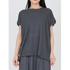 【ナナデコール/nanadecor】のファインニットツイストTシャツ チャコールグレー|ID: prp329100004963682 ipo3291000000037243550