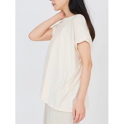 【ナナデコール/nanadecor】のファインニットツイストTシャツ 大人の最旬トレンドファッション＆コーディネート founy(ファウニー) 　ファッション　Fashion　レディースファッション　Fashion for Women　トップス・カットソー　Cut & Sew Tops　ニット　Knit Tops & Sweaters　シャツ・ブラウス・オフィスカジュアル　Elegant Blouses & Button-Ups　ロングTシャツ・Tシャツ　Longline T-Shirts & Tees　ショルダー　Shoulder, Shoulder Strap　セットアップ　Set-Up, Coordinated Outfit　ツイスト　Tweed, Tweed Fabric　デニム　Denim, Jeans Material　ドロップ　Drop Shoulder, Dropped Style　定番　Standard, Basic Item　なめらか　Smooth, Silky Texture　ヨガ　Yoga, Yoga Wear　リラックス　Relax, Relaxed Fit　other-2|ID: prp329100004963682 ipo3291000000037243554