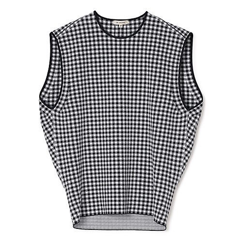【ブラミンク/BLAMINK】のBM S2 18G GINGHAM NSL インテリア・キッズ・メンズ・レディースファッション・服の通販 founy(ファウニー) https://founy.com/ ファッション Fashion レディースファッション Fashion for Women ギンガム Gingham, Gingham Fabric チェック Check, Plaid, Tartan ノースリーブ Sleeveless, No-Sleeve フォルム Silhouette, Form エレガント 上品 Elegant 今季 This Season, Current Season 夏 Summer |ID: prp329100004963692 ipo3291000000037243611