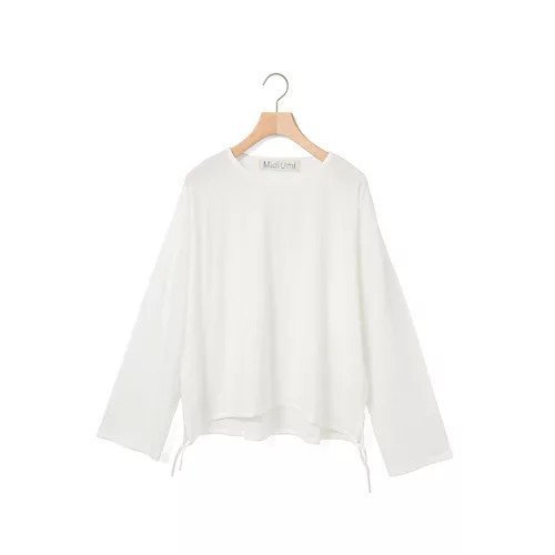 【ミディウミ/MidiUmi】のドローストリングプルオーバー インテリア・キッズ・メンズ・レディースファッション・服の通販 founy(ファウニー) 　ファッション　Fashion　レディースファッション　Fashion for Women　トップス・カットソー　Cut & Sew Tops　カジュアルプルオーバー・ニットトップス　Pullovers & Knit Tops / Casual Pullovers　リボン　Ribbon, Bow　ルーズ　Loose, Oversized　オフホワイト|ID: prp329100004963705 ipo3291000000037243697