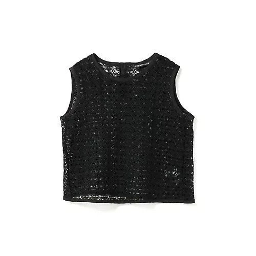【ミズイロ インド/mizuiro ind】のレースクルーネックベスト インテリア・キッズ・メンズ・レディースファッション・服の通販 founy(ファウニー) 　ファッション　Fashion　レディースファッション　Fashion for Women　アウター　Coat / Outerwear Collection　トップス・カットソー　Cut & Sew Tops　ベスト&ジレ / 重ね着スタイル　Vests & Gilets　インナー　Innerwear　クラシック　Classic, Timeless Style　コンパクト　Compact, Small Size　レース　Lace, Lace Fabric　ブラック|ID: prp329100004963709 ipo3291000000037243731