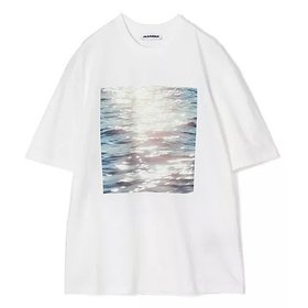 【ジル サンダー/JIL SANDER】 T-SHIRT CN SS PNT大人の最旬トレンドファッション＆コーディネート founy(ファウニー) ファッション Fashion レディースファッション Fashion for Women トップス・カットソー Cut & Sew Tops シャツ・ブラウス・オフィスカジュアル Elegant Blouses & Button-Ups ロングTシャツ・Tシャツ Longline T-Shirts & Tees ショルダー Shoulder, Shoulder Strap シンプル Simple, Minimal ドロップ Drop Shoulder, Dropped Style 洗える Machine Washable |ID:prp329100004963734