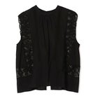 【ノーメント/normment】のMANNY LACE N/S BLOUSE ブラック|ID: prp329100004963737 ipo3291000000037243907
