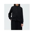 【ミズイロ インド/mizuiro ind】のブルゾンライクシャツ ブラック|ID: prp329100004963742 ipo3291000000037365380