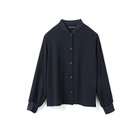 【ミズイロ インド/mizuiro ind】のブルゾンライクシャツ ネイビー|ID: prp329100004963742 ipo3291000000037365381